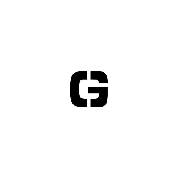 Individual Character Stencil 12in - Letter G